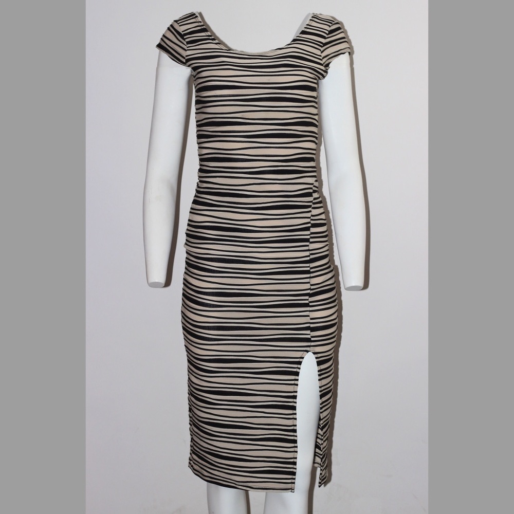Women’s Striped Fitted Dress